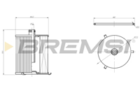 BREMSI - FILTRO Comb. ADT32392