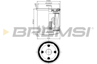 BREMSI - FILTRO Oleo OC976