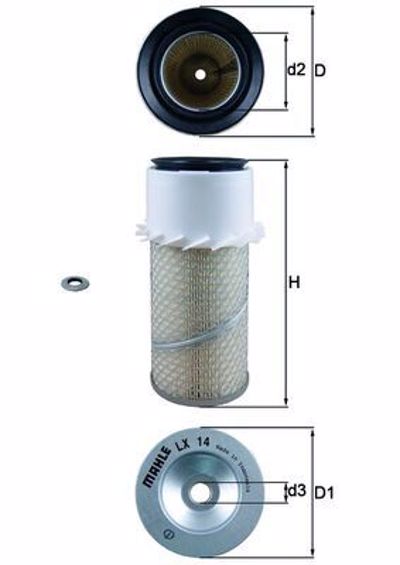 MAHLE - FILTRO Ar