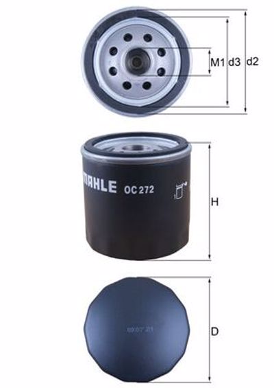 MAHLE - FILTRO Oleo