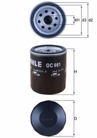 MAHLE - FILTRO Oleo