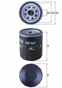 MAHLE - FILTRO Oleo