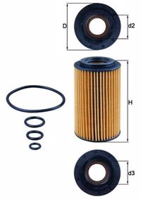 MAHLE - FILTRO Oleo