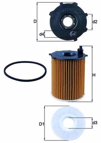 MAHLE - FILTRO Oleo