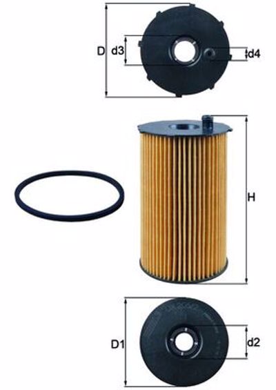 MAHLE - FILTRO Oleo