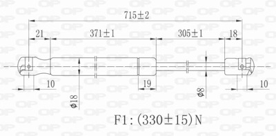 OPEN - AMORTECEDOR Mala ML5269
